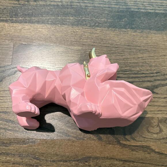 LILOVE Abstract Pink English Bulldog - Picture 6 of 7